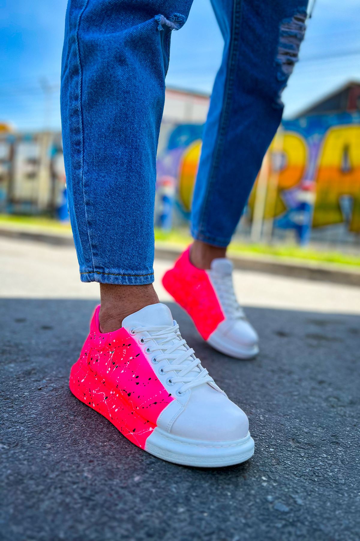 CH254 CBT Pittura Erkek Ayakkabı 544 NEON FUSYA