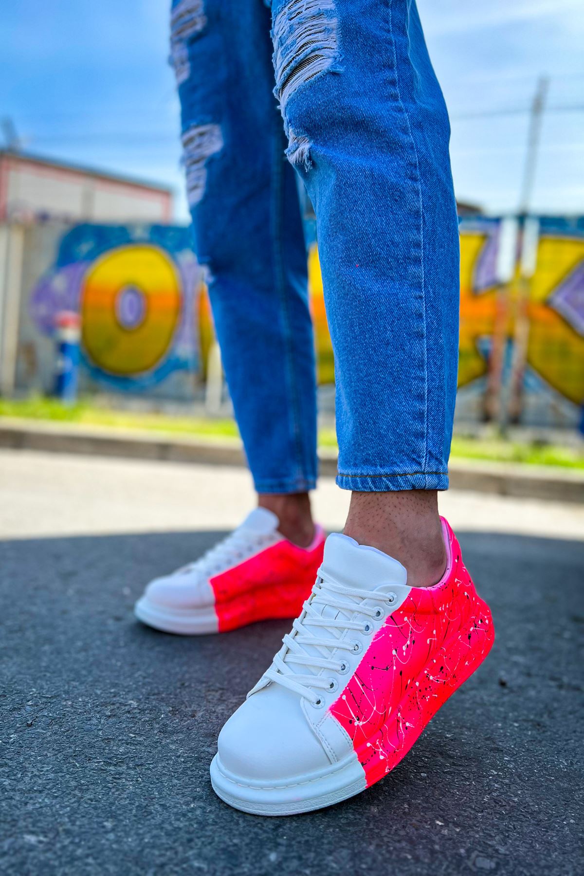 CH254 CBT Pittura Erkek Ayakkabı 544 NEON FUSYA