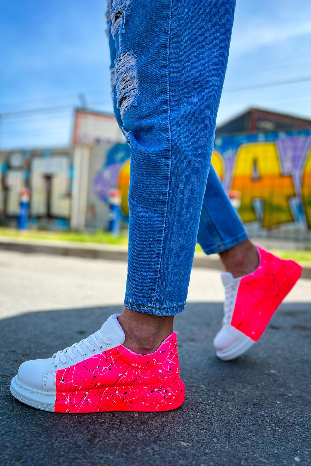 CH254 CBT Pittura Erkek Ayakkabı 544 NEON FUSYA
