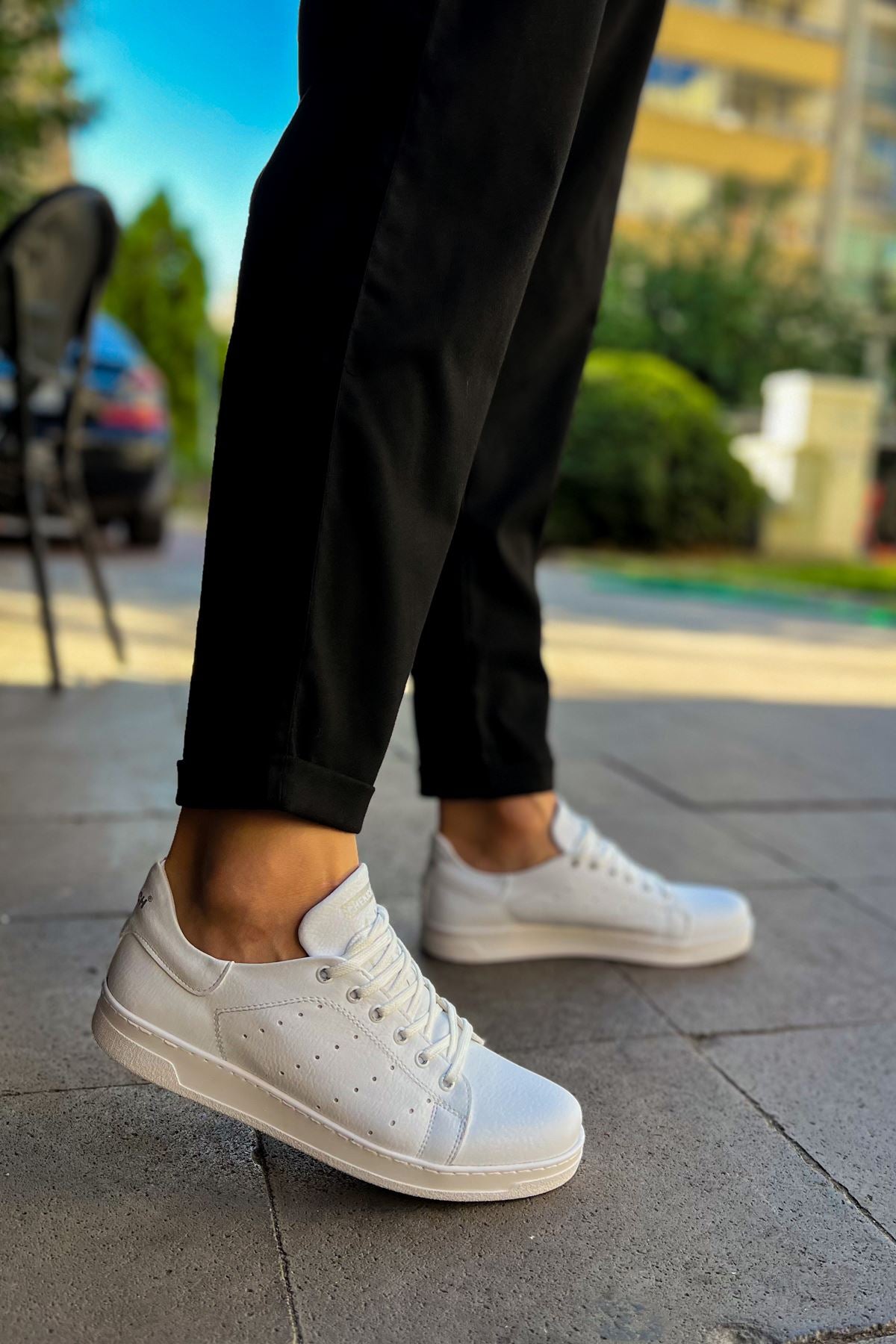 CH981 CBT Tennis Erkek Ayakkabı BEYAZ
